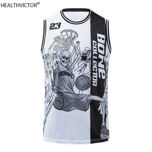 Skull Tank Tops Sports Gym