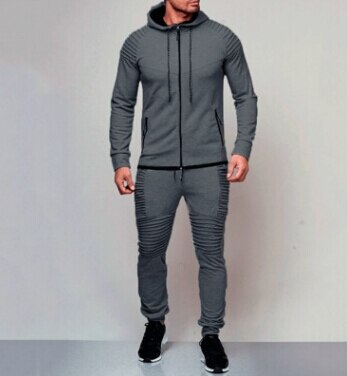 Men Casual Tracksuit Sport Set