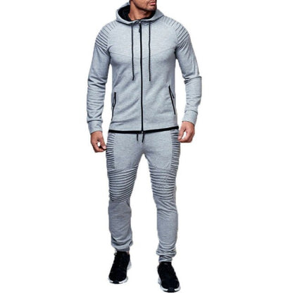 Men Casual Tracksuit Sport Set