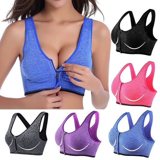 Women Bras Plus Size 5XL Wirefree Padded Push Up Tops Lady Yoga Tops