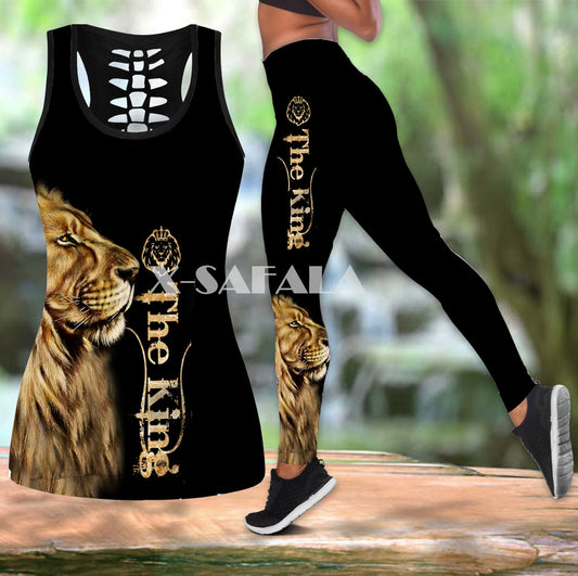 Women Casual Animal Yoga Sport Set