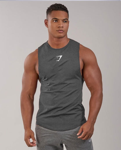 Men Tank Top Compression Vest Muscle CottonBreathable Vest