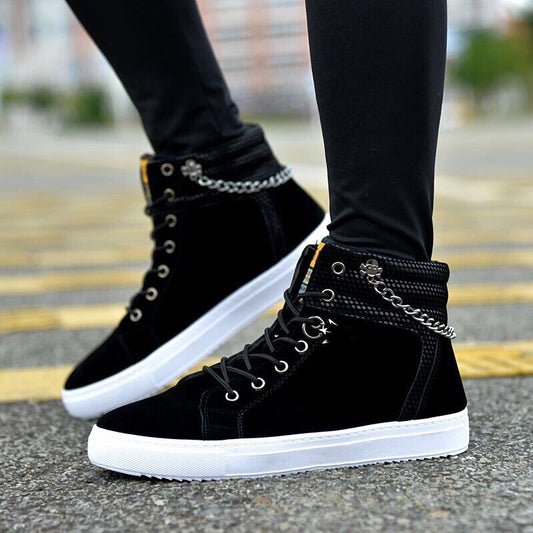 Men's Sneakers Leather High-Top