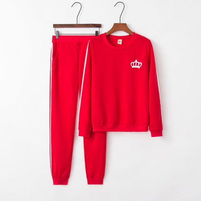 Women Sports Tracksuit Pullover set